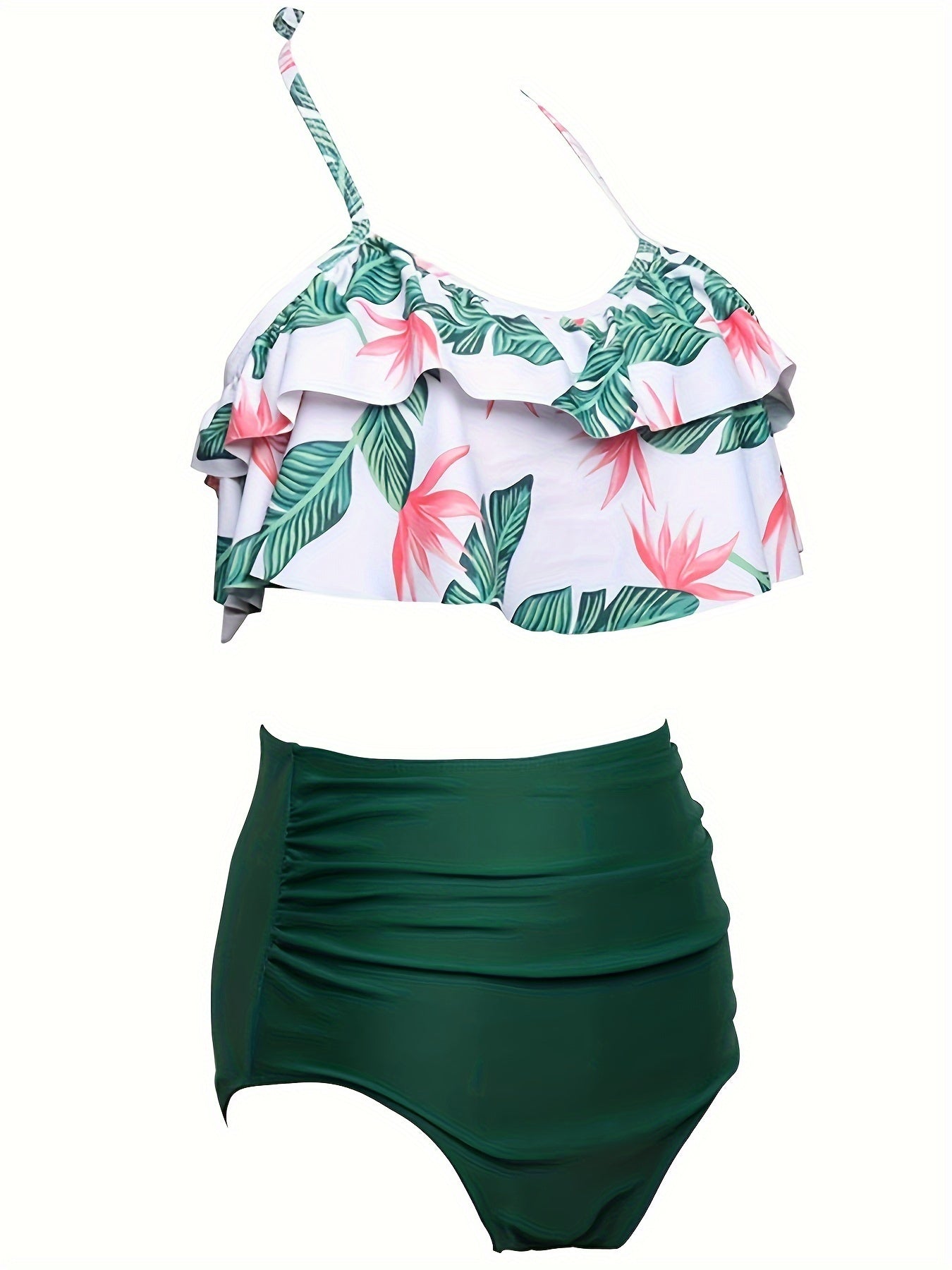 Women's Sexy Backless Billet Peplum Bikini Tie Vacation Chic Bikini